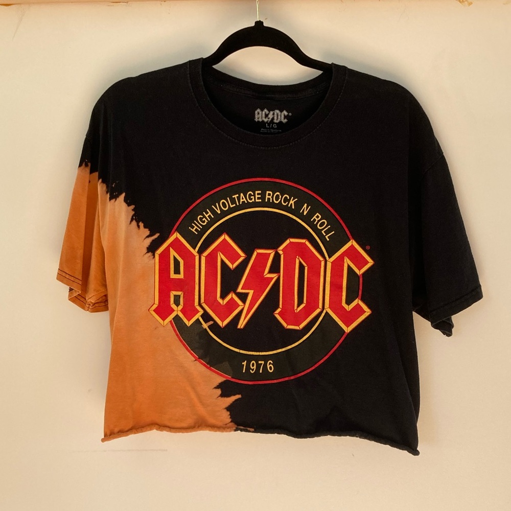 AC/DC Crop T-Shirt